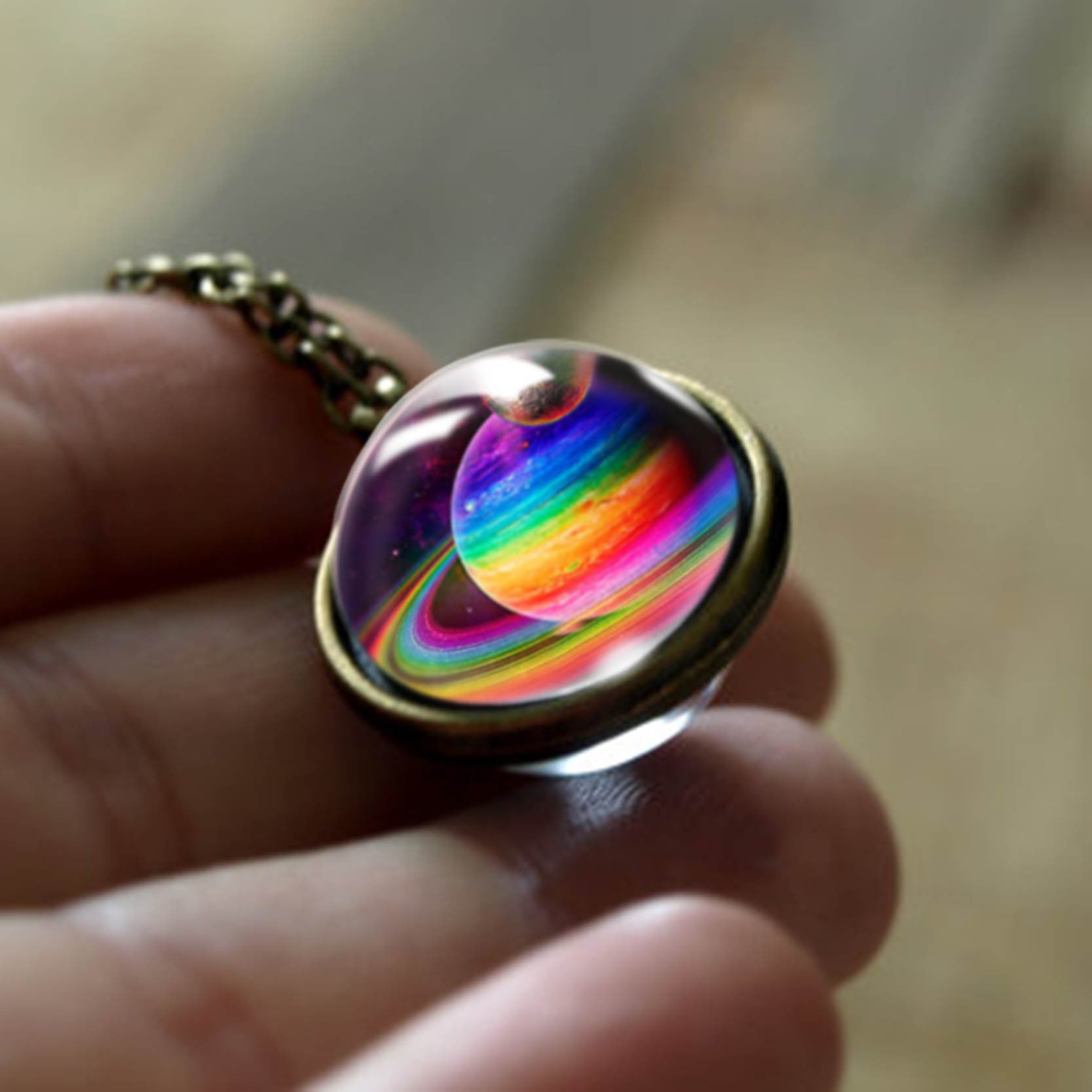 Venta al por mayor Collares De Cristal Cósmico